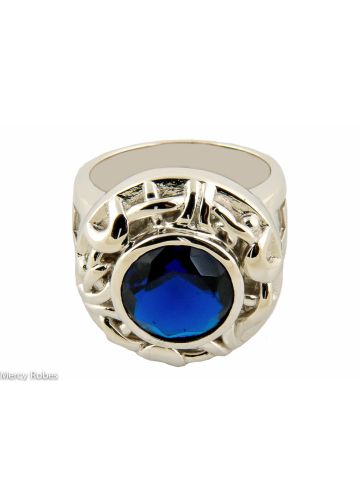 Clergy Overseer Ring Style Subs622 (S-Royal Blue)
