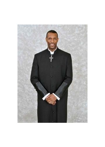 Clergy Robe Style Bpe105 (Black/Black)
