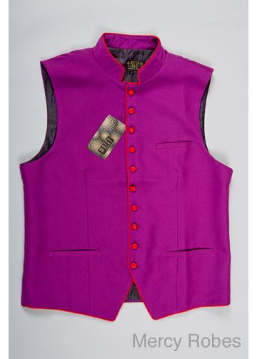 Clergy Vest (Red Purple/Red)