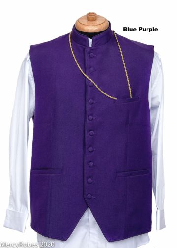 Clergy Vest (Cogbp Blue Purple)
