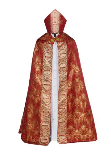 Cope & Mitre Style 08222024 (Red/Gold)