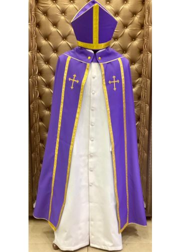 Cope & Mitre Style 082520 (Roman Purple/Gold)
