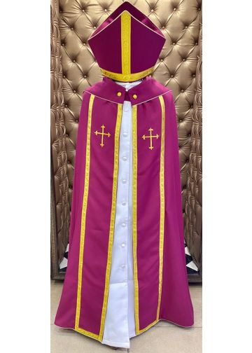 Cope & Mitre Style 082520 Cogrp (Red Purple/Gold 02)