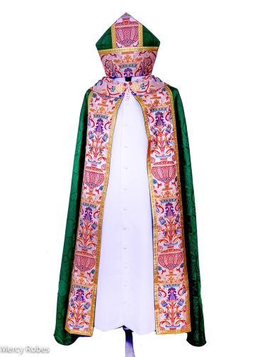 Cope & Mitre Style Mr202409 (Green LT/Coronation Tapestry)