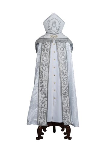 Cope & Mitre Style 085902 (White LT/Silver)