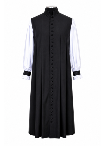 33 Button Chimere (Black)