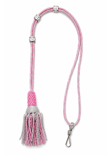 Bishop Tassel Pectoral Cord Style 01 (Pink/Silver 01)