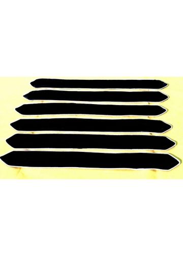 Doctoral Bars (Black/White)