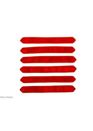 Doctoral Bars (Red/Gold)