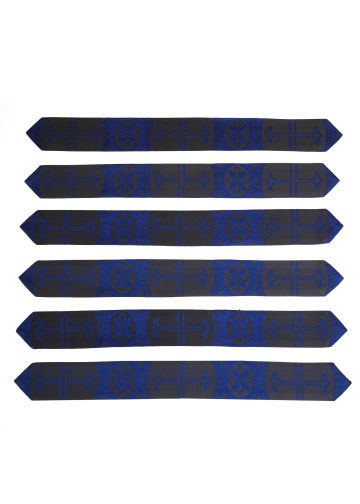 Doctoral Bars Style 09 (Black/Royal LT)