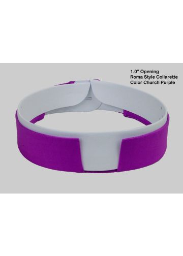 Double Band Roman Collarette (Church Purple)