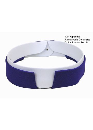 Double Band Roman Collarette (Roman Purple)