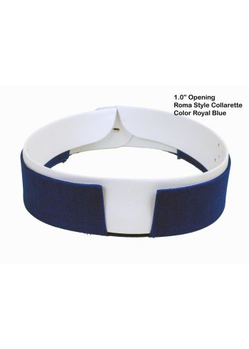 Double Band Roman Collarette (Royal Blue)