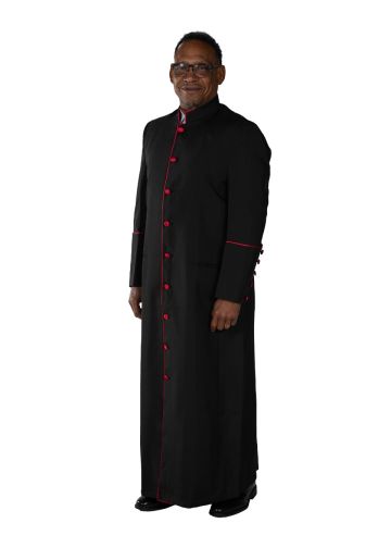 Clergy Robe Style Bpa101 (Black/Red)