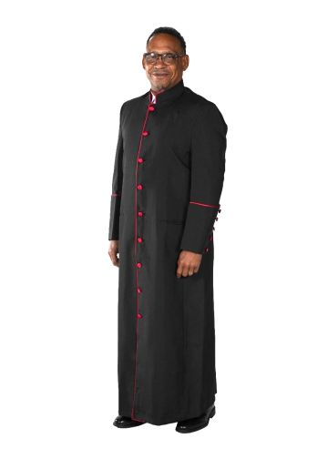 Clergy Robe Style Bpa101 (Black/Red)