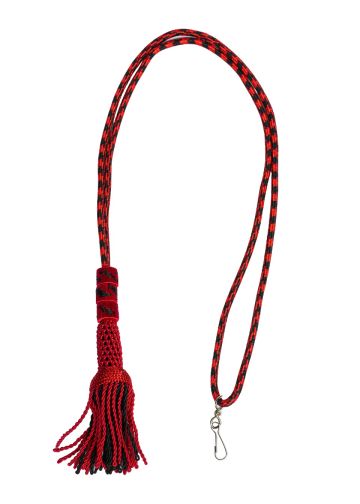 Bishop Tassel Pectoral Cord (Red/Black) 01