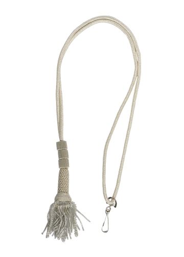 Bishop Tassel Pectoral Cord (Silver) 01