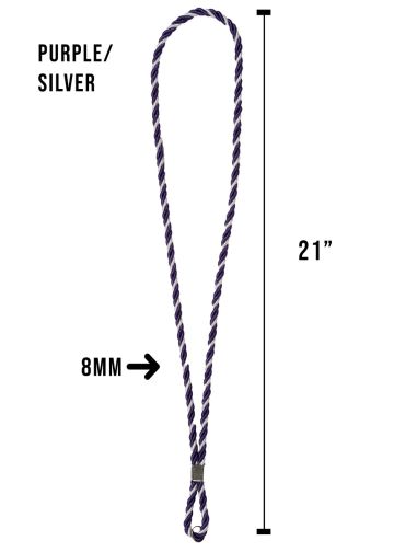 Clergy Cord (Purple/Silver)