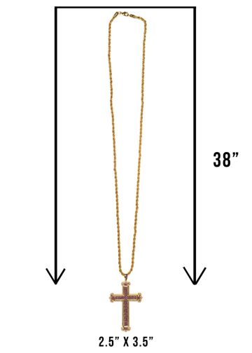 Pectoral Cross With Chain Style Subs940 G P