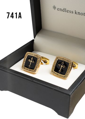 2 PC Praying Hands Cufflinks Style 741-A