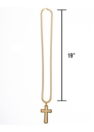 Religious Pectoral Cross With Chain Subt009 (G)