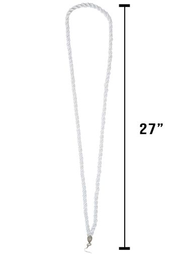 Clergy Cord Style (Mercy Thick) White