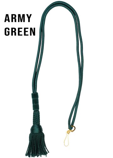 Bishop Tassel Pectoral Cord (Army  Green)