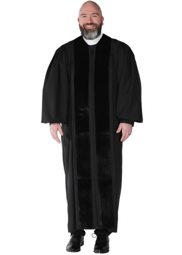 Pulpit Robe Style Ppr-47500 (Black)