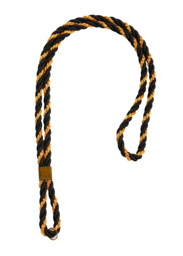 Premium Two Tone Clergy Cord (Black/Gold) Style 98706