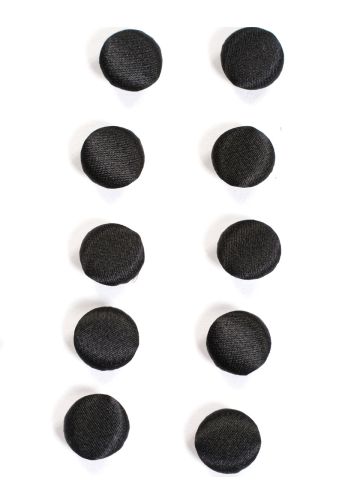 Buttons (Plain Black ) 090