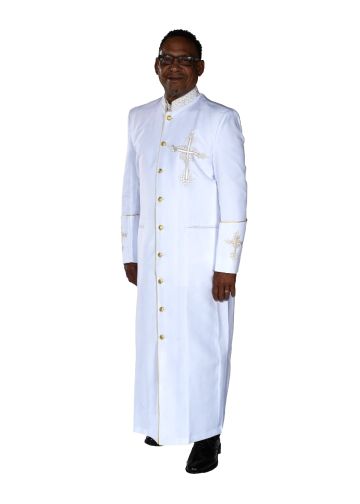 Clergy Robe Style Bal142 (White/Gold)