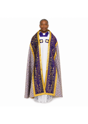 Bishop Roman Cope Style Cm6000 (Purple/Gold)