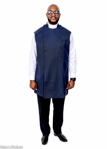Exclusive SS Fabric Apron (Navy Blue)