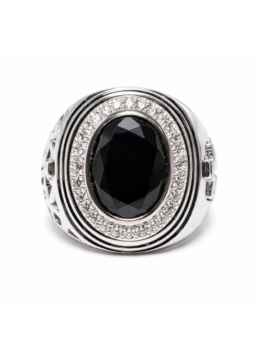Mens Pastors Clergy Ring Style Rnz0488 (SB)