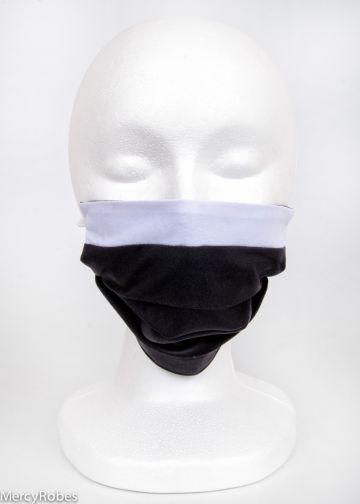 Full Collar Clergy Mask (Black)