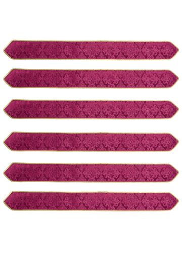 Doctoral Bars (Fuchsia-Gold 2nd LT) 028
