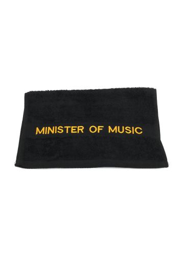 Preaching Hand Towel Minister Of Music (Black/Gold)