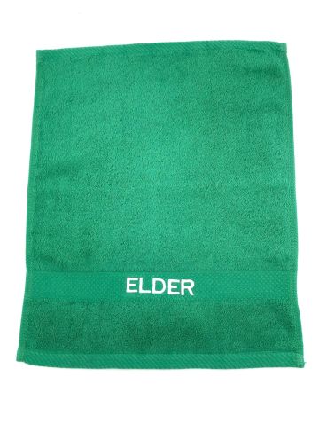 Preaching Hand Towel Elder (Green/White)