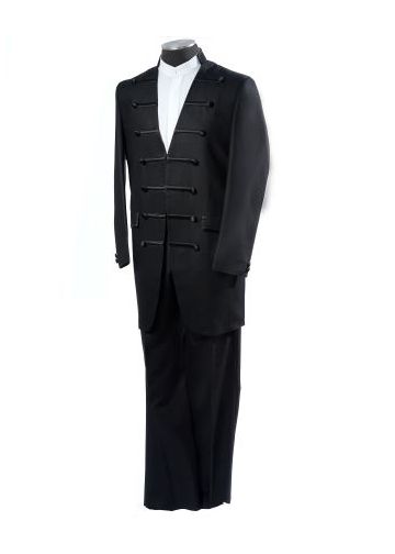 Mens Clergy Jacket & Pants STyle CJ099 (Black)