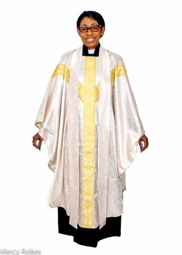 Chasuble & Stole Style Smq1000 (Cream/Gold)