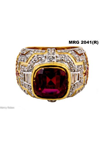 Womens Clergy Apostle Ring Style Mrg2041 (G R)