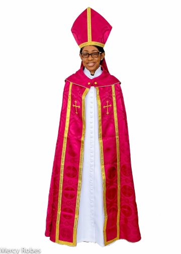 Womens Cope & Mitre Style 093520 (Fuchsia/Gold)