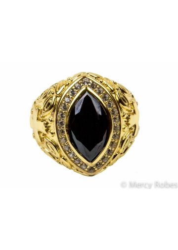 Womens Clergy Pastor Ring Subs523 (G-Black)
