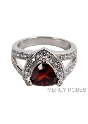 Womens Clergy Ring Subs432 S-Red