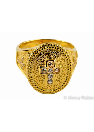 Womens Clergy Ring Style Subs949 (G W)
