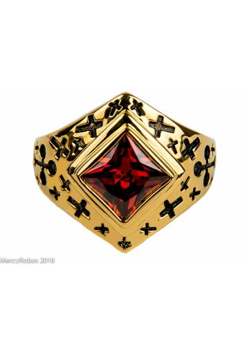 Womens Apostle/Bishop Clergy Ring Style Subs961 (G R)