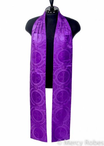Liturgical Traditional Tippet (Purple LT)
