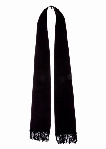 Long Clergy Stole (Black)