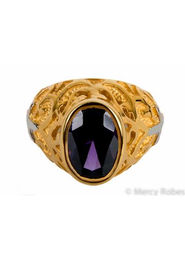 Clergy Bishop Ring Style 2020 G-P (Purple Amethyst)
