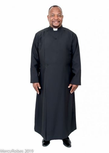 ANGLICAN CASSOCK ROBE (BLACK)